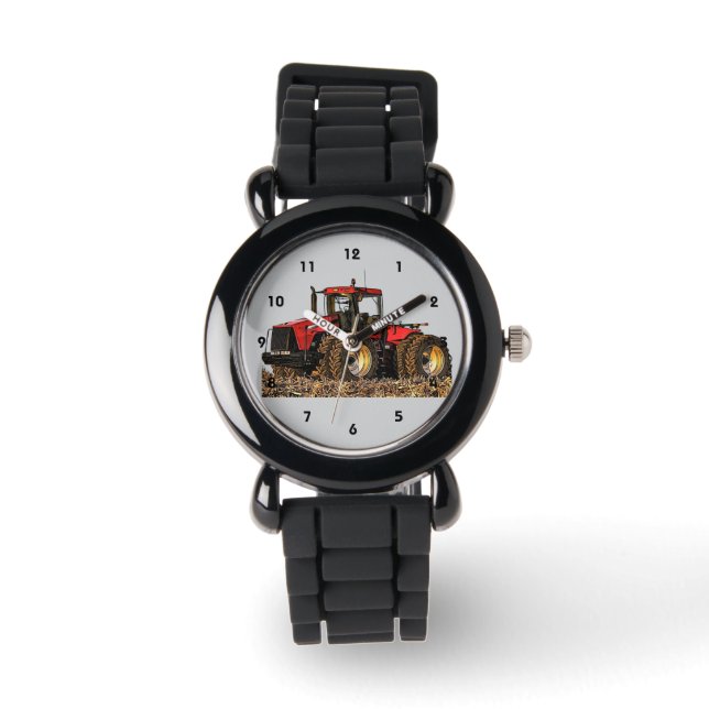 Montre Red Tractor Farming Ripper Farmer Equipment Kids (Recto)