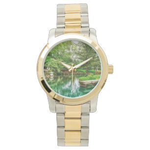 Montre Réflections vertes