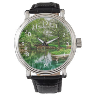 Montre Réflections vertes