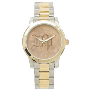Montre Regard en pierre chic de monogramme