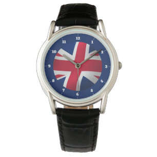 MONTRE REGARDE DU DRAPEAU UNION JACK