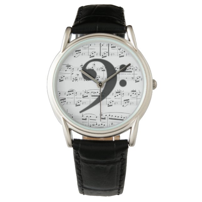 Montre Regarder - Bass clef avec musique - Choisissez vot (devant)