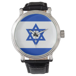 Montre Regarder la conception du drapeau israélien