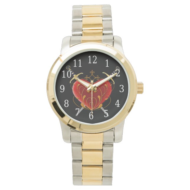 Montre Regarder le coeur et les poignards (devant)