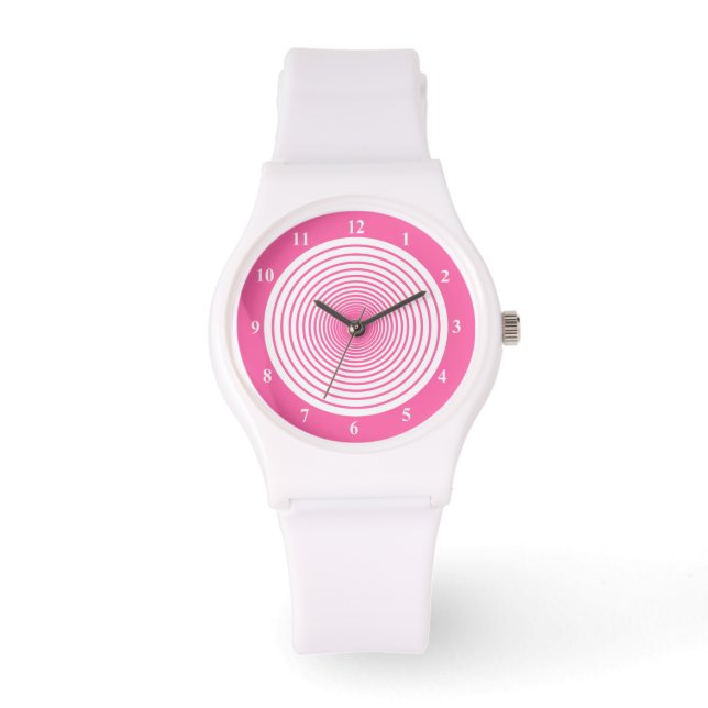Montre Regarder les anneaux roses (Recto)