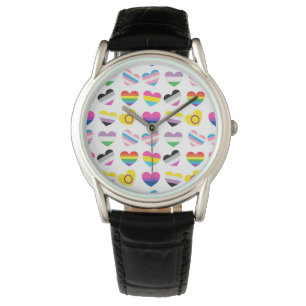 Montre Regarder les coeurs de fierté