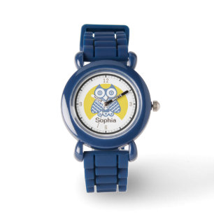 Montre Regarder les enfants personnalisés   Thème Hibou