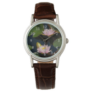 Montre Regarder les Nénuphars de Pink Lotus