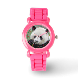 Montre Regardez le panda géant. Panda.
