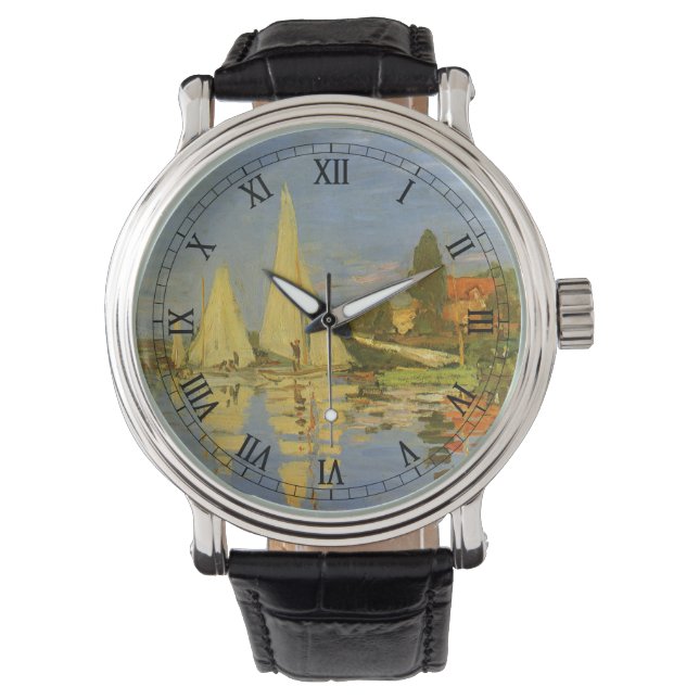 Montre Regatta à Argenteuil par Claude Monet (devant)