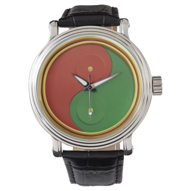 Montre Reggae Yin & Yang (devant)