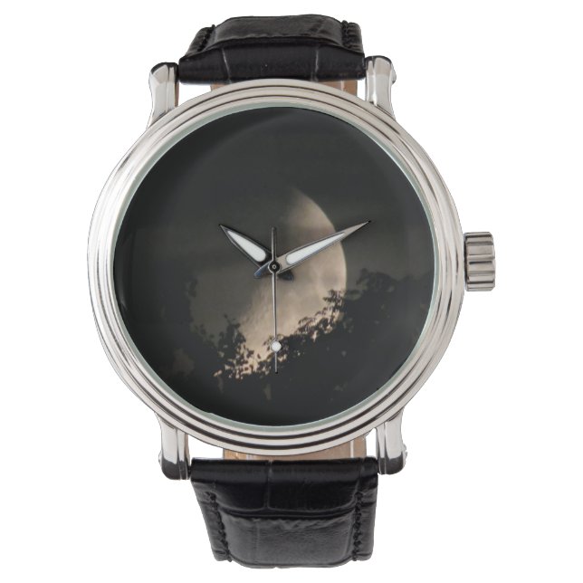 Montre Réglage de la surveillance de la lune (devant)