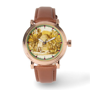 MONTRE REINE DES HONEY BEES EN SKEP / BEEKEEPER