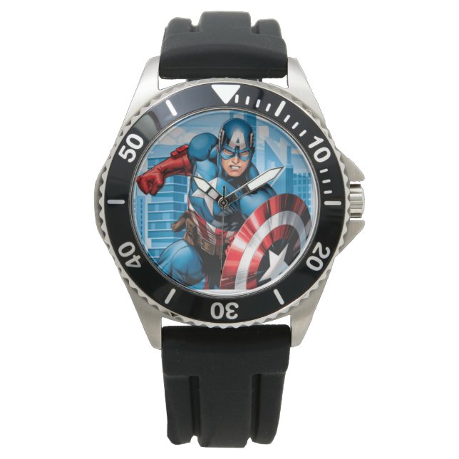MONTRE RELOGIO     DE   PULSO   CAPITAO    AMERICA   (devant)
