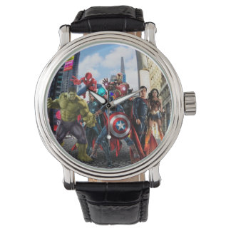 MONTRE RELOGIO     DOS   SUPER   HEROIS  
