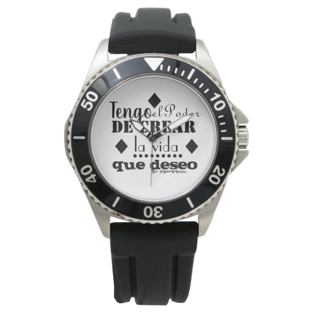 Montre Reloj de Mano Motivacional (devant)