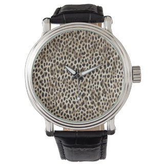 Montre reloj de pulsera con fondo de diseño piel