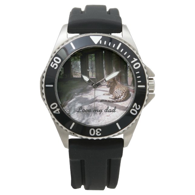 Montre Reloj de pulsera de goma para hombre personalizabl (devant)