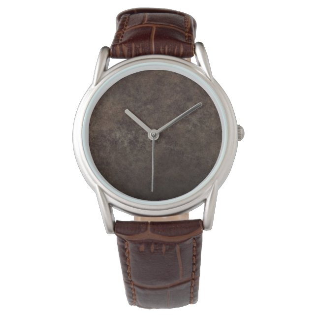 Montre Reloj marron simple (devant)