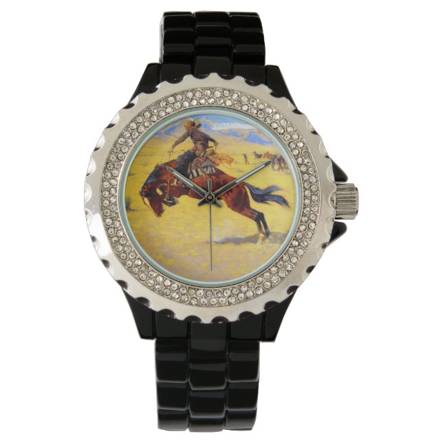 Montre Remington Old West Horse et Cowboy (devant)