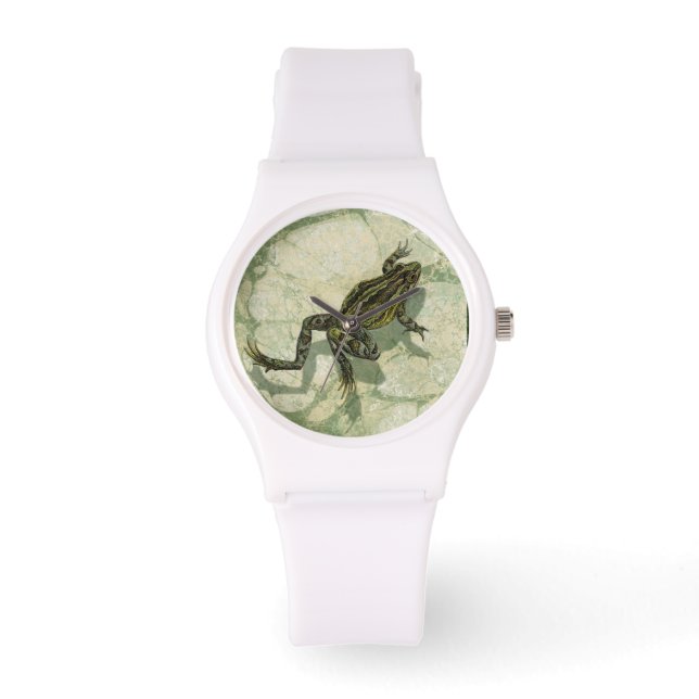 Montre Remonter le crapaud dans l'eau (Recto)