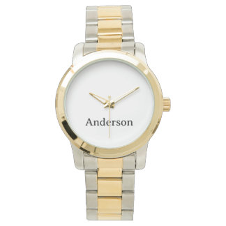 Montre Remplacer le texte Bracelet Unisexe Oversized Deux