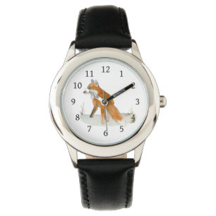 Montre Renard rouge