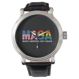 Montre Rendre l'Amérique gay à nouveau Gay pride 2025 LGB