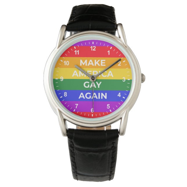 Montre Rendre l'Amérique homosexuelle (devant)