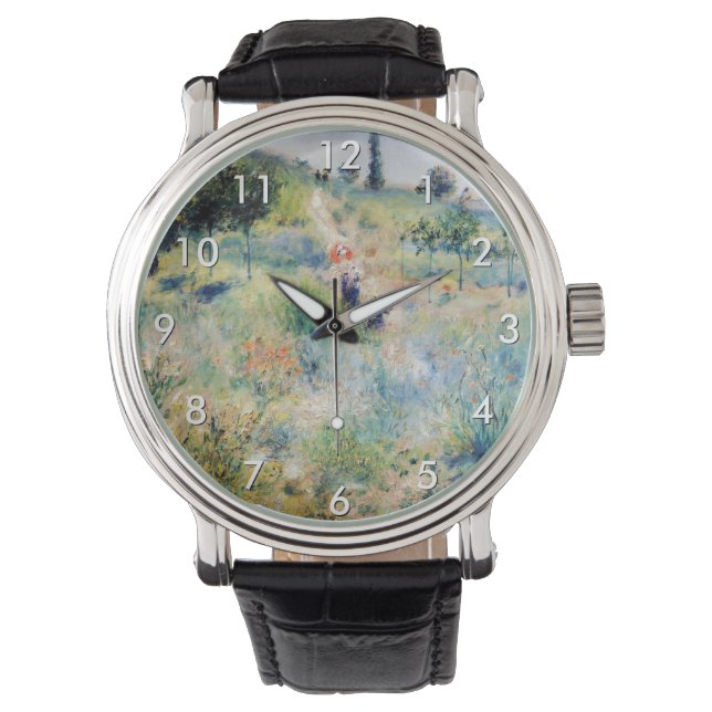 Montre Renoir - Chemin menant à travers l'herbe haute (devant)