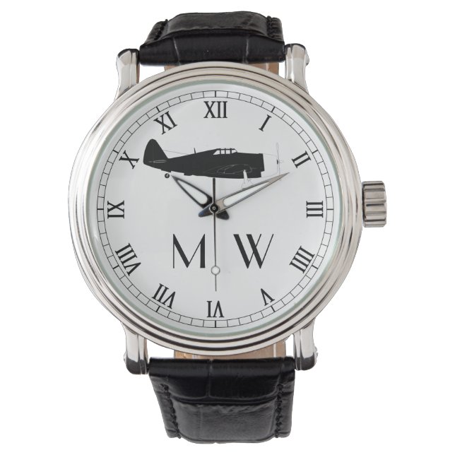 Montre République P-47 Thunderbolt avion de chasse classi (devant)