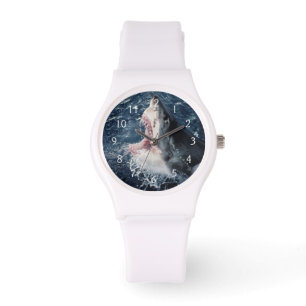 Montre Requin élevé bouche ouverte