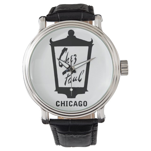 Montre Restaurant français Chez Paul, Chicago (devant)