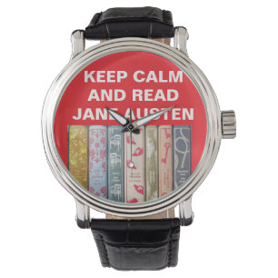 Montre Restez Calme, Lisez Jane Austen