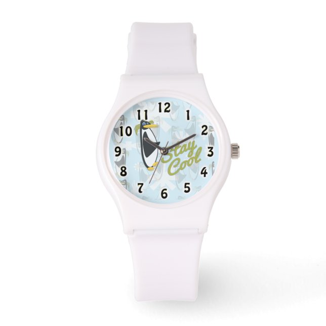 Montre Restez Cool Penguin (Recto)