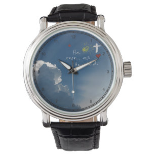 Montre Résurrection de Pâques Il Est Ressuscité Christ Jé