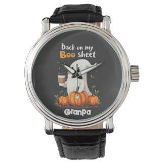 Montre Retour Sur Ma Feuille De Livres Drôle Halloween Bo