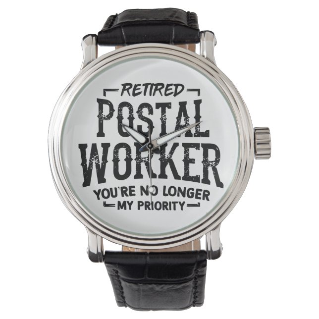 Montre Retraite des travailleurs de la poste Mailman Funn (devant)
