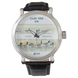 Montre Retraite Profitez de votre journée Oiseau surveill
