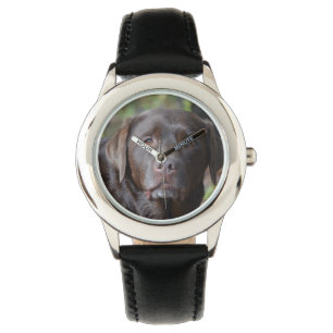 Montre Rétrificateur Labrador au chocolat adorable