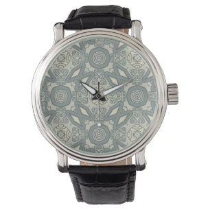 Montre Rétro arrière - plan coloré 5 de motif
