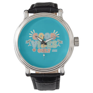 Montre Retro Summer Beach Aesthetic Pastel Typography Art