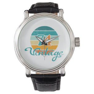 Montre Retro Sunset 74 Vintage en détresse