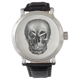 Montre Rétros crânes de crâne vintage de 1800s