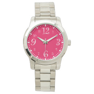 Montre Rétros roses indien chics modernes
