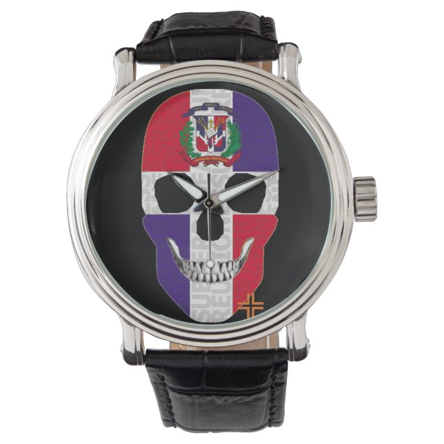 Montre REUNIONES Republica Dominicana reloj hombre correa (devant)