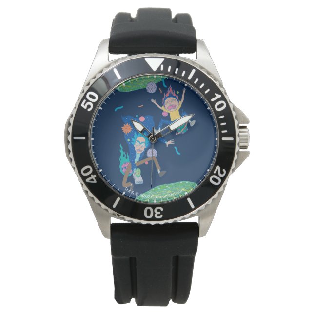 Montre RICK ET MORTY™ | Saut de portail infecté (devant)