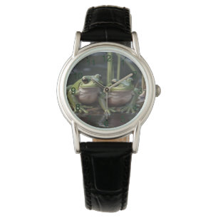 Montre Riverbound Se Demande : Deux Grenouilles Vertes À 
