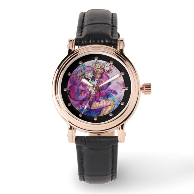 MONTRE ROBE ROSE MUSICALE (Recto)