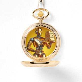 Montre Robor no robot con oro